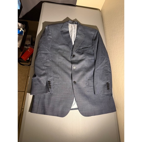 Hugo Boss Other - Hugo Boss Scorsese US Mens 40R Blazer Wool Silk Saks Fifth Avenue Blue Grey